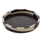 Black and White Round Tray | Ezra