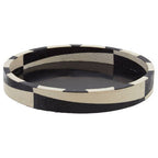 Black and White Round Tray | Ezra