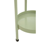 Green and Gold Two Tiered Plant Stand | Sabia