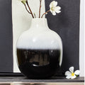 Large Black and White Ombre Vase | Ramus
