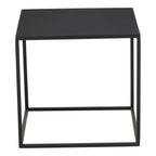Three Piece Black and White Ombre Coffee Table Set with Slim Metal Frame | Ramus