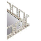 Rectangle Nickel Finish Mirror Tray | Rhoda