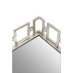 Rectangle Nickel Finish Mirror Tray | Rhoda