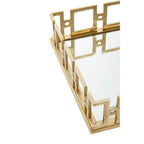 Rectangle Gold Mirror Tray | Rhoda