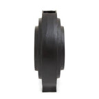 Round Matt Black Finish Vase | Hapax