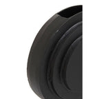 Round Matt Black Finish Vase | Hapax