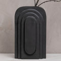 Tall Matt Black Finish Vase | Hapax