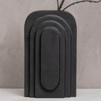 Tall Matt Black Finish Vase | Hapax