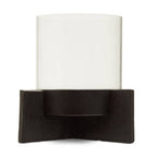 Small Matt Black Finish Candle Holder | Hapax