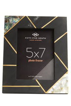 Oriana 5In X 7In Mother of Pearl and Gold Inlay Large Photo Frame