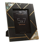 Oriana 5In X 7In Mother of Pearl and Gold Inlay Large Photo Frame