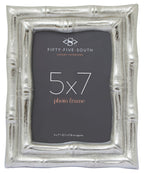 Hiba Silver Finish Bamboo Effect 5In x 7In Photo Frame
