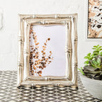 Hiba Silver Finish Bamboo Effect 5In x 7In Photo Frame