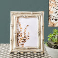 Hiba Silver Finish Bamboo Effect 5In x 7In Photo Frame