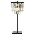 Iron and Crystal Table Lamp | Kensington Townhouse