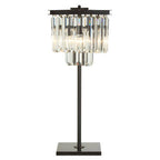 Iron and Crystal Table Lamp | Kensington Townhouse