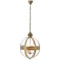 Brass Finish Orb Pendant Light | Hampstead