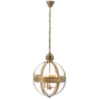 Brass Finish Orb Pendant Light | Hampstead