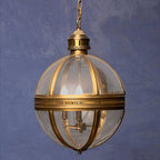 Brass Finish Orb Pendant Light | Hampstead