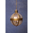 Brass Finish Orb Pendant Light | Hampstead