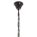 Black Finish Large Pendant Light with Hints of Gold | Hampstead