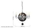Kensington Townhouse Rounded Chandelier