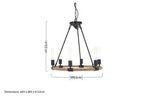 6 Bulb Chandelier | Hampstead