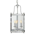 3 Bulb Chrome and Glass Pendant Light | Kensington Townhouse