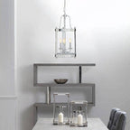 3 Bulb Chrome and Glass Pendant Light | Kensington Townhouse