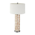 Round Shell Inlay Table Lamp | Thermae