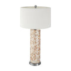Round Shell Inlay Table Lamp | Thermae