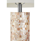 Round Shell Inlay Table Lamp | Thermae
