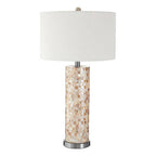 Round Shell Inlay Table Lamp | Thermae