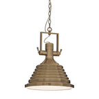 Medium Antique Brass Pendant Light | Lexington