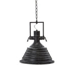 Black and Silver Pendant Light | Lexington