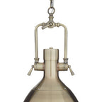 Large Antique Brass Pendant Light | Lexington