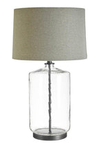 Table Lamp with Grey and Black Shade | Unita