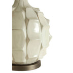 Table Lamp with Grey and Brown Shade | Usha