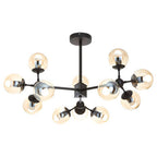 Matte Black 12 Arm Pendant Light | Abira