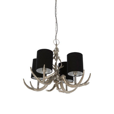 4 Shade Chandelier | Antler