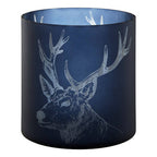 Large Blue Candle Holder | Stag