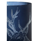Large Blue Candle Holder | Stag