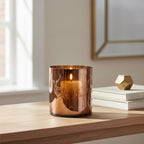 Medium Brown Stag Candle Holder