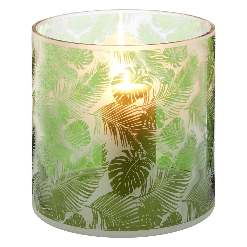 Medium Hurricane Candle Holder | Botanical