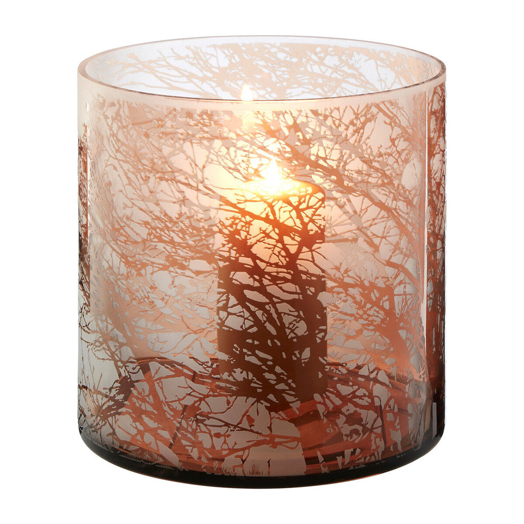 Medium Glass Hurricane Candle Holder | Branch