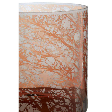 Medium Glass Hurricane Candle Holder | Branch
