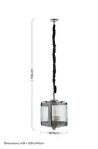 Small Glass Pendant Light | Calina