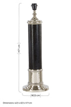 Black Leather Table Lamp | Canon