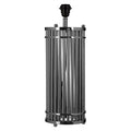 Silver Finish Cylindrical Table Lamp | Calvin