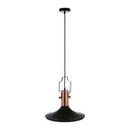 Large Pendant Light in Black and Copper | Argo